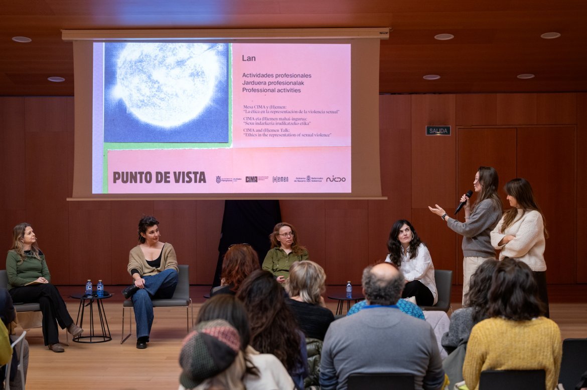 Mesa CIMA y (H)emen: Conferencia ilustrada sobre Mirentxu Loyarte