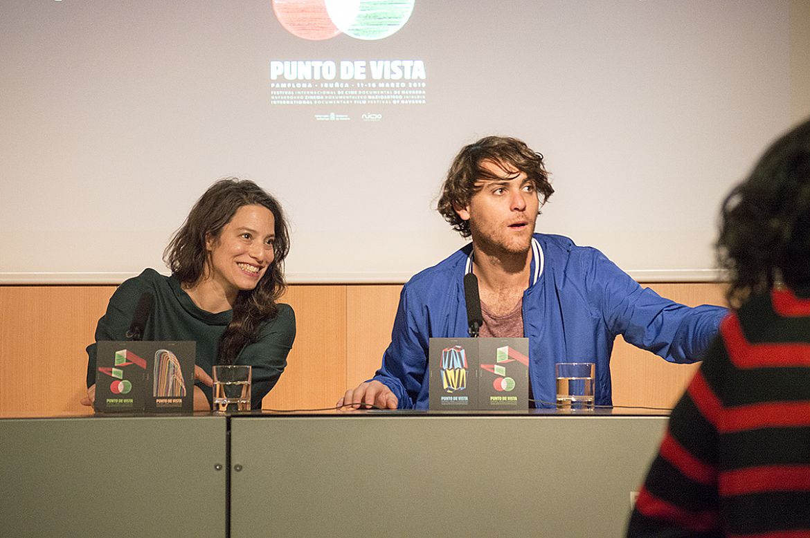 Rueda de prensa: Malena Szlam y Francisco Rodríguez. Fotografía: Iván Asenjo Sergile